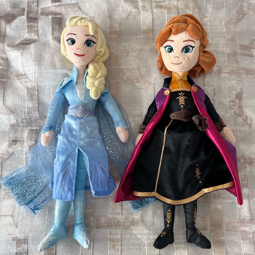 Ty Beanies TY Sparkle Beanie Buddies Frozen Anna & Elsa